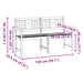 Bancă de exterior natural 150 x 55,5 x 90 cm - WALTI WALTI