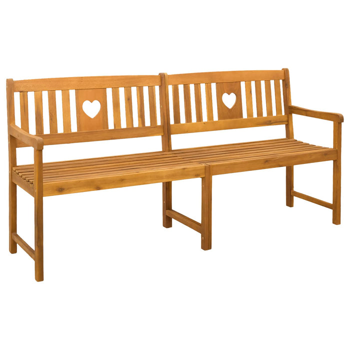 Bancă de exterior natural 180 x 55,5 x 90 cm - WALTI WALTI