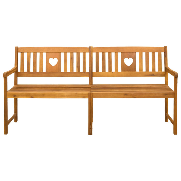 Bancă de exterior natural 180 x 55,5 x 90 cm - WALTI WALTI