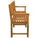 Bancă de exterior natural 180 x 55,5 x 90 cm - WALTI WALTI