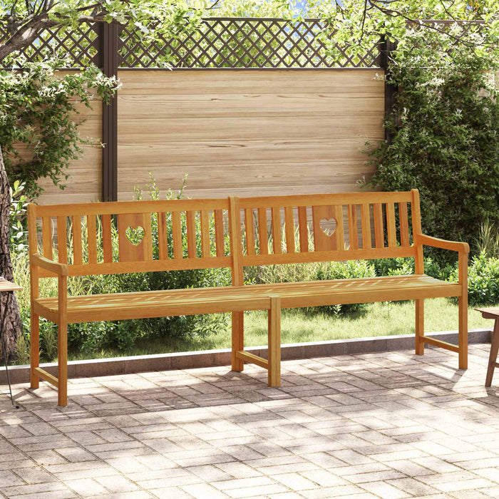 Bancă de exterior natural 220 x 55,5 x 90 cm - WALTI WALTI