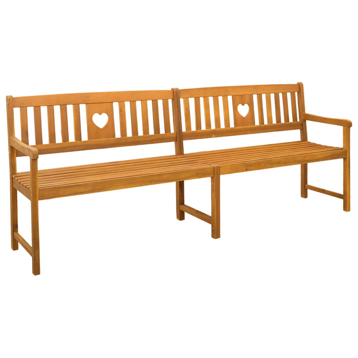 Bancă de exterior natural 220 x 55,5 x 90 cm - WALTI WALTI