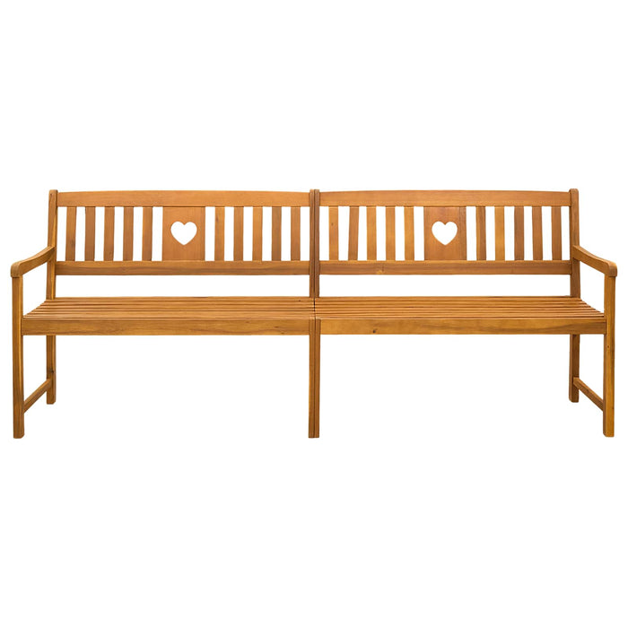 Bancă de exterior natural 220 x 55,5 x 90 cm - WALTI WALTI
