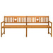 Bancă de exterior natural 220 x 55,5 x 90 cm - WALTI WALTI