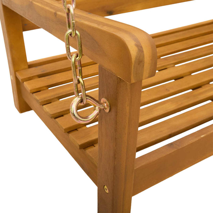 Leagăn de grădină natural 110 x 56 x 58 cm Lemn Solid de Acacia - WALTI WALTI