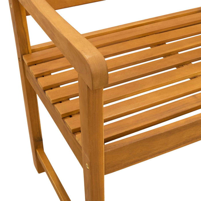 Leagăn de grădină natural 110 x 56 x 58 cm Lemn Solid de Acacia - WALTI WALTI