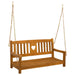 Leagăn de grădină natural 110 x 56 x 58 cm Lemn Solid de Acacia - WALTI WALTI