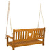 Leagăn de grădină natural 110 x 56 x 58 cm Lemn Solid de Acacia - WALTI WALTI