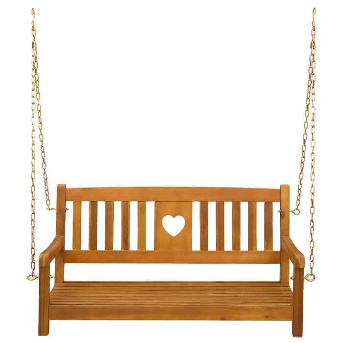 Leagăn de grădină natural 110 x 56 x 58 cm Lemn Solid de Acacia - WALTI WALTI