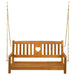 Leagăn de grădină natural 110 x 56 x 58 cm Lemn Solid de Acacia - WALTI WALTI