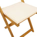 Scaune Bistro pentru Exterior 2 pcs Alb crem 40 x 53 x 80 cm - WALTI WALTI