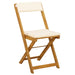 Scaune Bistro pentru Exterior 2 pcs Alb crem 40 x 53 x 80 cm - WALTI WALTI