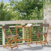 Scaune Bistro pentru Exterior 2 pcs Gri închis 40 x 53 x 80 cm - WALTI WALTI