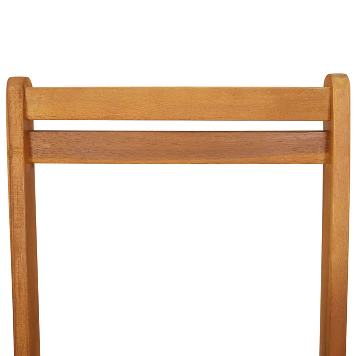 Scaune de grădină pliante 4 pcs natural 40 x 53 x 80 cm - WALTI WALTI