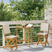 Scaune Bistro pentru Exterior 2 pcs Alb crem 38 x 46 x 85 cm - WALTI WALTI