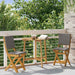Scaune Bistro pentru Exterior 2 pcs Gri închis 38 x 46 x 85 cm - WALTI WALTI