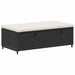Set de canapele de exterior cu pernă 4 pcs Negru și Alb crem - WALTI WALTI
