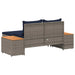 Set de canapele de exterior 4-Număr de locuri 4 pcs - WALTI WALTI