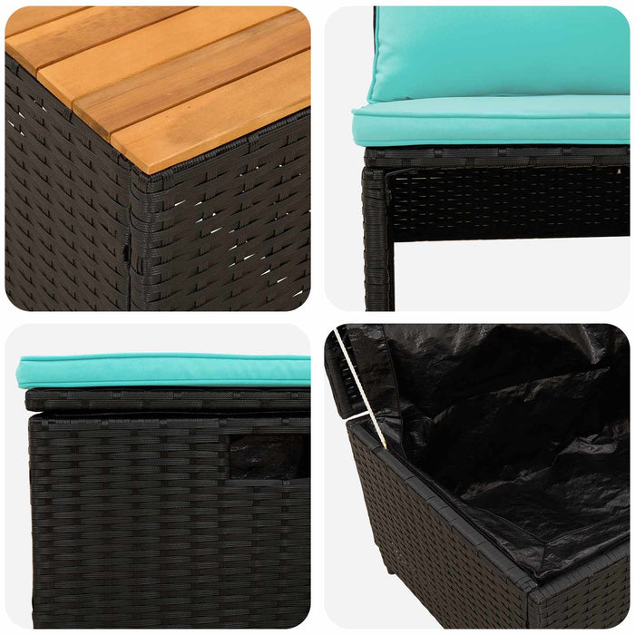 Set de canapele de exterior 4-Număr de locuri 4 pcs - WALTI WALTI