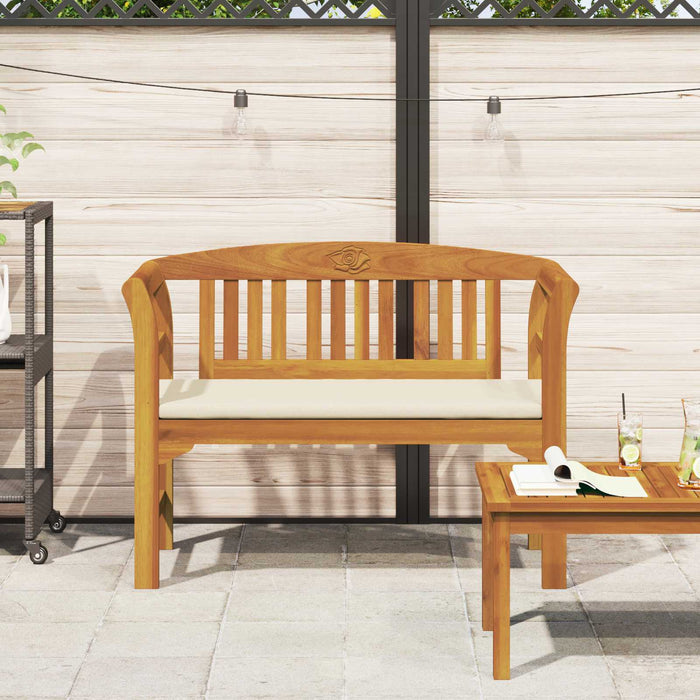 bancă cu pernă Finisaj cu ulei natural 114 x 46 x 82,5 cm - WALTI WALTI