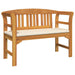bancă cu pernă Finisaj cu ulei natural 114 x 46 x 82,5 cm - WALTI WALTI