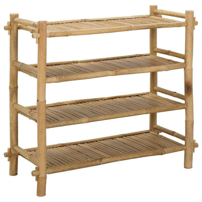 Raft pentru încălțăminte cu raft natural 4 niveluri Bambus - WALTI WALTI