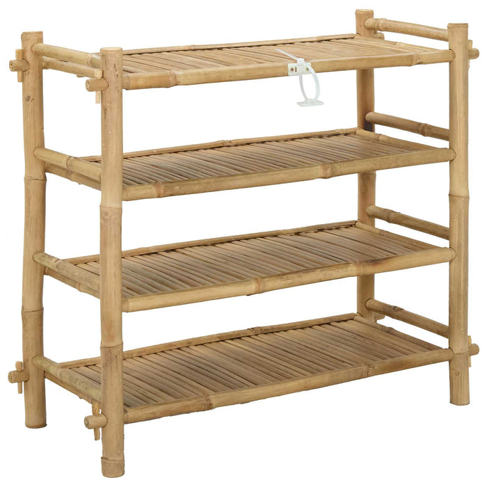 Raft pentru încălțăminte cu raft natural 4 niveluri Bambus - WALTI WALTI