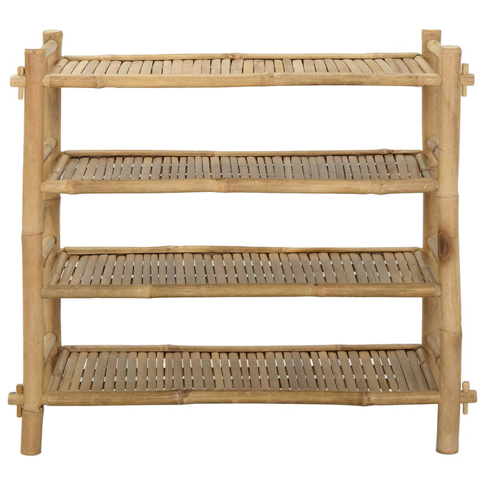 Raft pentru încălțăminte cu raft natural 4 niveluri Bambus - WALTI WALTI