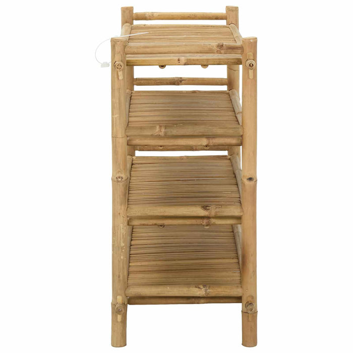 Raft pentru încălțăminte cu raft natural 4 niveluri Bambus - WALTI WALTI