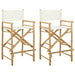 Scaun pliabil pentru directori 2 pcs natural 58 x 48 x 115 cm - WALTI WALTI