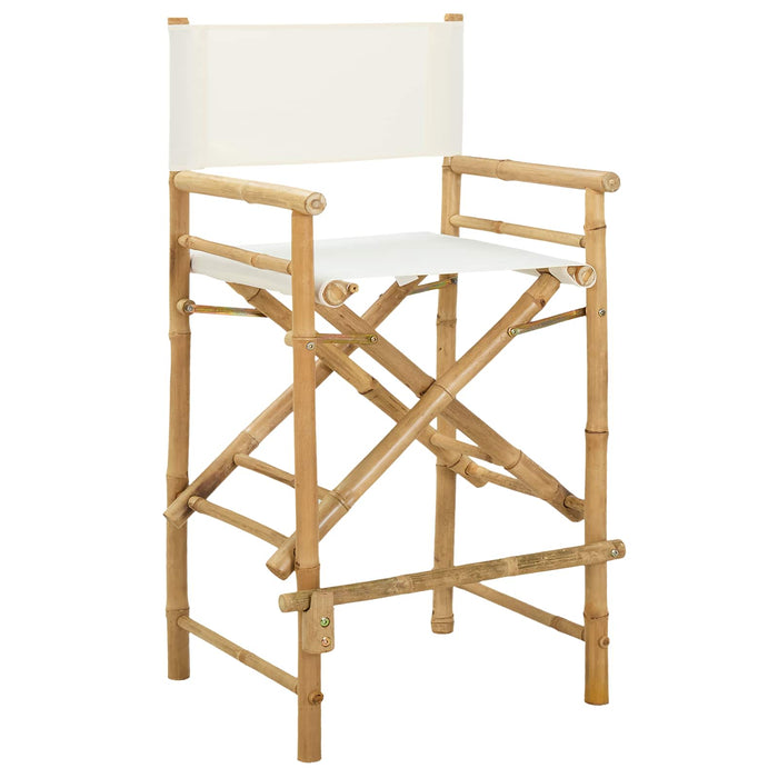 Scaun pliabil pentru directori 2 pcs natural 58 x 48 x 115 cm - WALTI WALTI