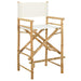 Scaun pliabil pentru directori 2 pcs natural 58 x 48 x 115 cm - WALTI WALTI