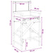 Scaun pliabil pentru directori 2 pcs natural 58 x 48 x 115 cm - WALTI WALTI