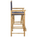 Scaun pliabil pentru directori 2 pcs natural 58 x 48 x 115 cm - WALTI WALTI