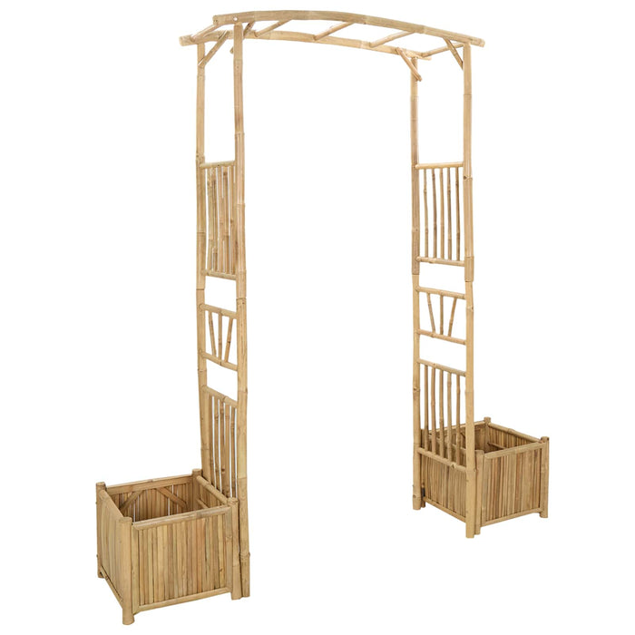 Arc de Grădină natural 177 x 40 x 205 cm Bambus - WALTI WALTI