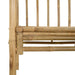 Arc de Grădină cu Bancă natural 115 x 50 x 205 cm Bambus - WALTI WALTI