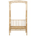 Arc de Grădină cu Bancă natural 115 x 50 x 205 cm Bambus - WALTI WALTI