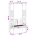 Arc de Grădină cu Bancă natural 115 x 50 x 205 cm Bambus - WALTI WALTI