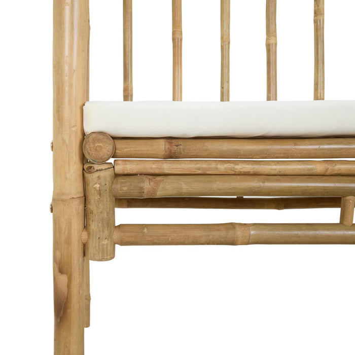 Arc de Grădină cu Bancă natural 115 x 50 x 205 cm Bambus - WALTI WALTI
