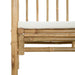 Arc de Grădină cu Bancă natural 115 x 50 x 205 cm Bambus - WALTI WALTI