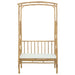 Arc de Grădină cu Bancă natural 115 x 50 x 205 cm Bambus - WALTI WALTI