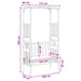 Arc de Grădină cu Bancă natural 115 x 50 x 205 cm Bambus - WALTI WALTI