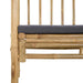 Arc de Grădină cu Bancă natural 115 x 50 x 205 cm Bambus - WALTI WALTI