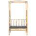 Arc de Grădină cu Bancă natural 115 x 50 x 205 cm Bambus - WALTI WALTI