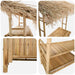Masă de bar exterioară natural 110 x 50 x 209 cm Bambus - WALTI WALTI