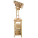 Masă de bar exterioară natural 110 x 50 x 209 cm Bambus - WALTI WALTI