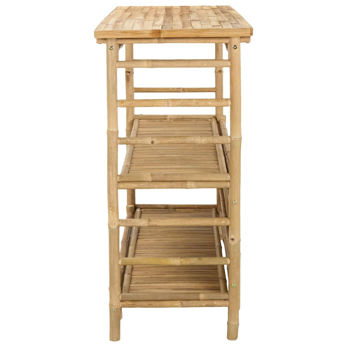 Masă de bar exterioară natural 110 x 50 x 105 cm Bambus WALTI