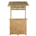 Masă de bar exterioară natural 115 x 95 x 215 cm Bambus - WALTI WALTI