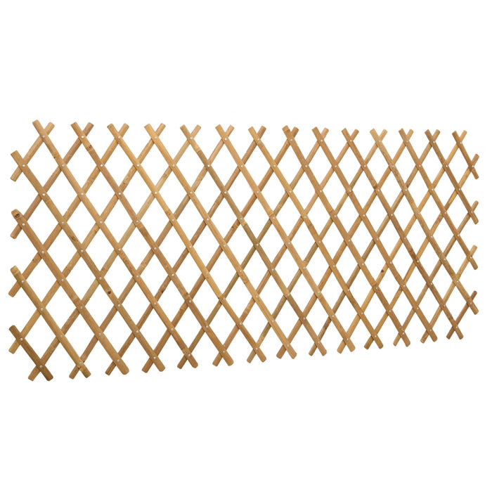 Gard trelis extensibil 2 pcs Maro deschis 100 x 105 cm Bambus - WALTI WALTI