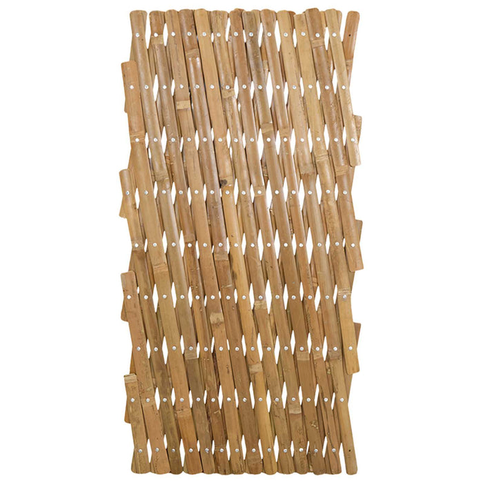 Gard trelis extensibil 2 pcs Maro deschis 100 x 105 cm Bambus - WALTI WALTI